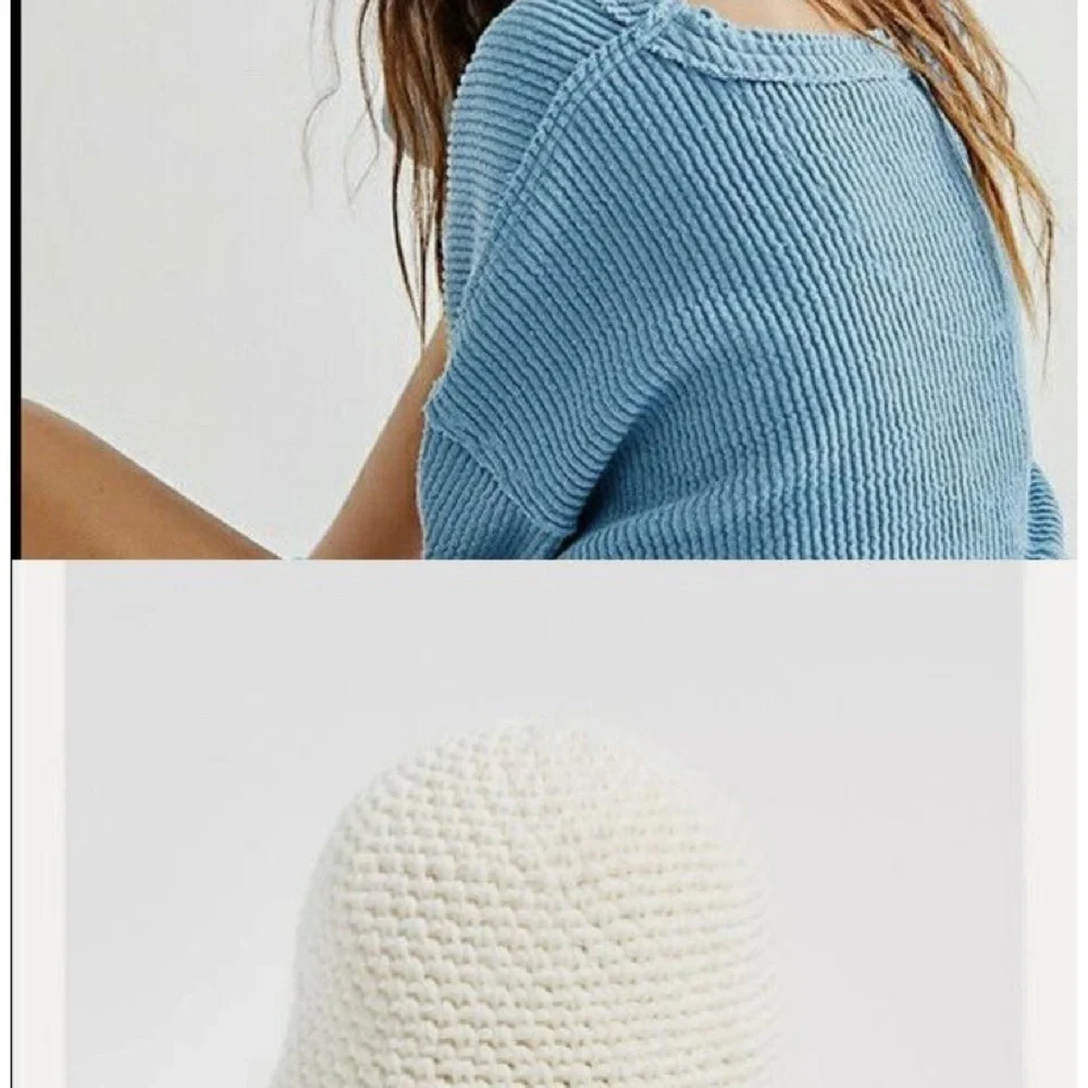 Free people pixie crochet hat new with tags